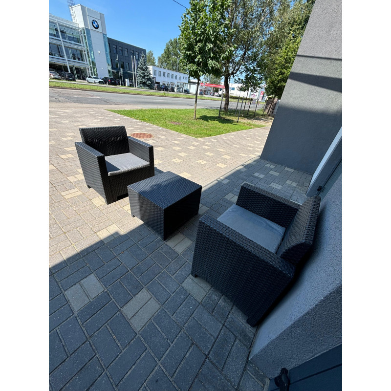 Garden Furniture Set Nebraska Terrace Grey (Exhibition)